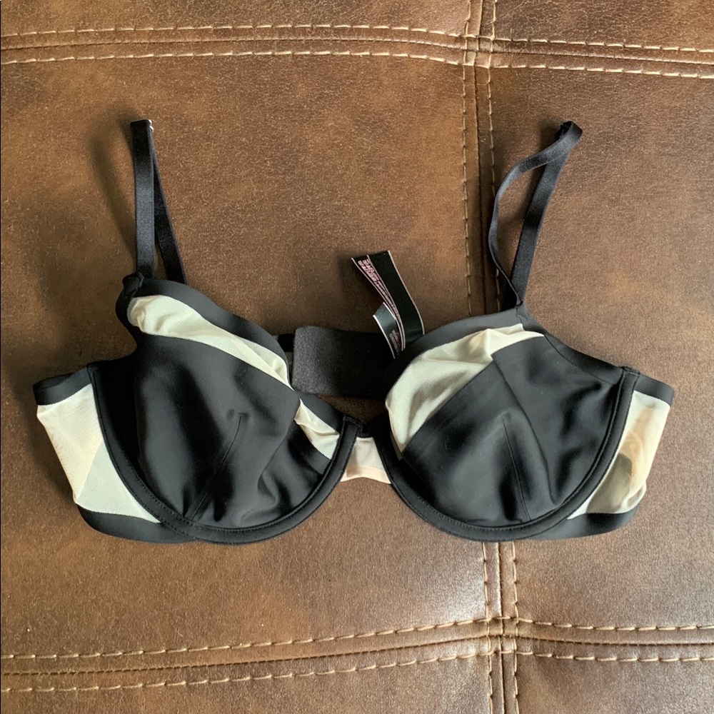 Victoria's Secret Black and Cream Bra